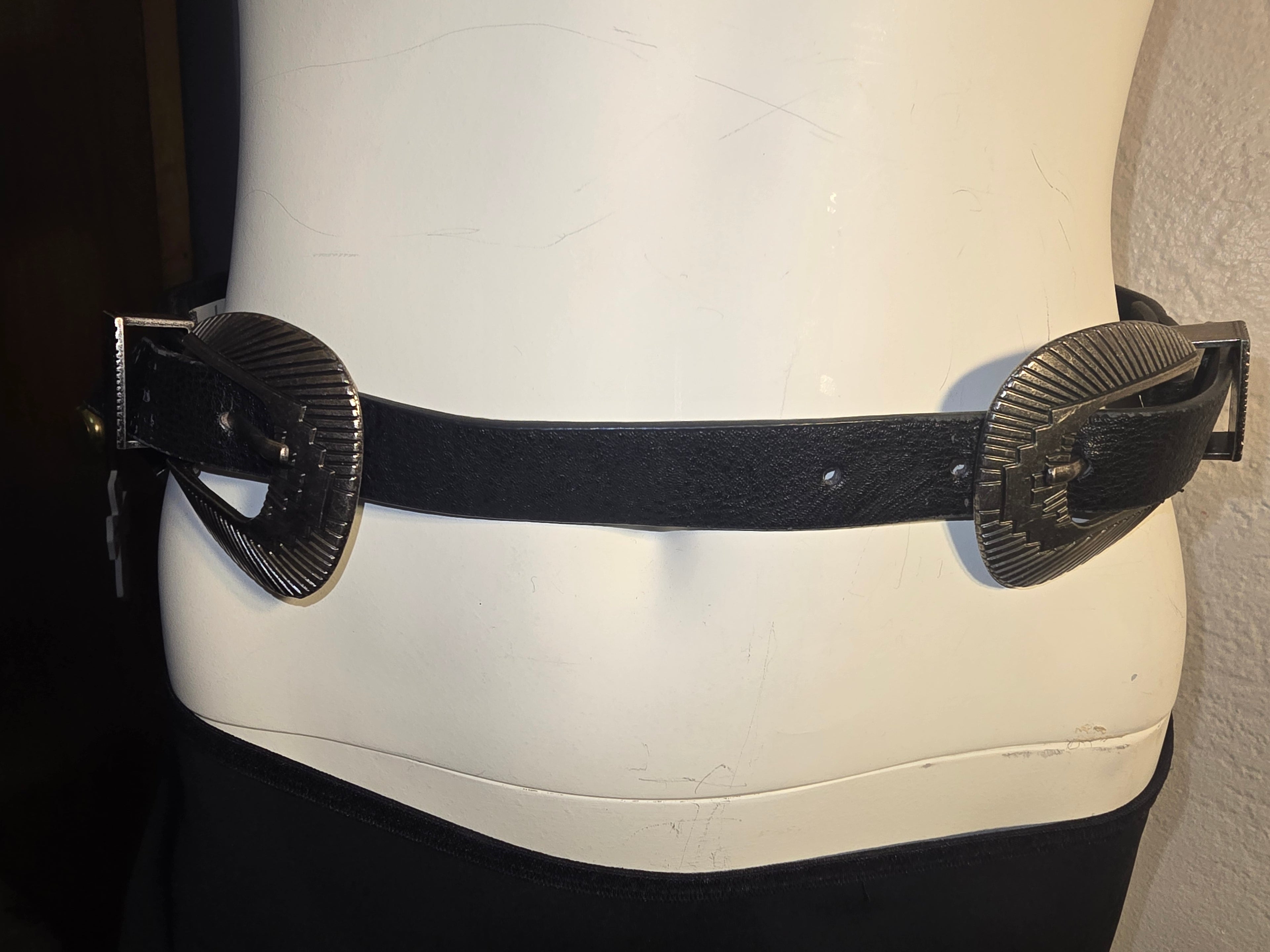 Southwestern double buckle Belt