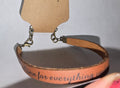 Bible verse leather Bracelet