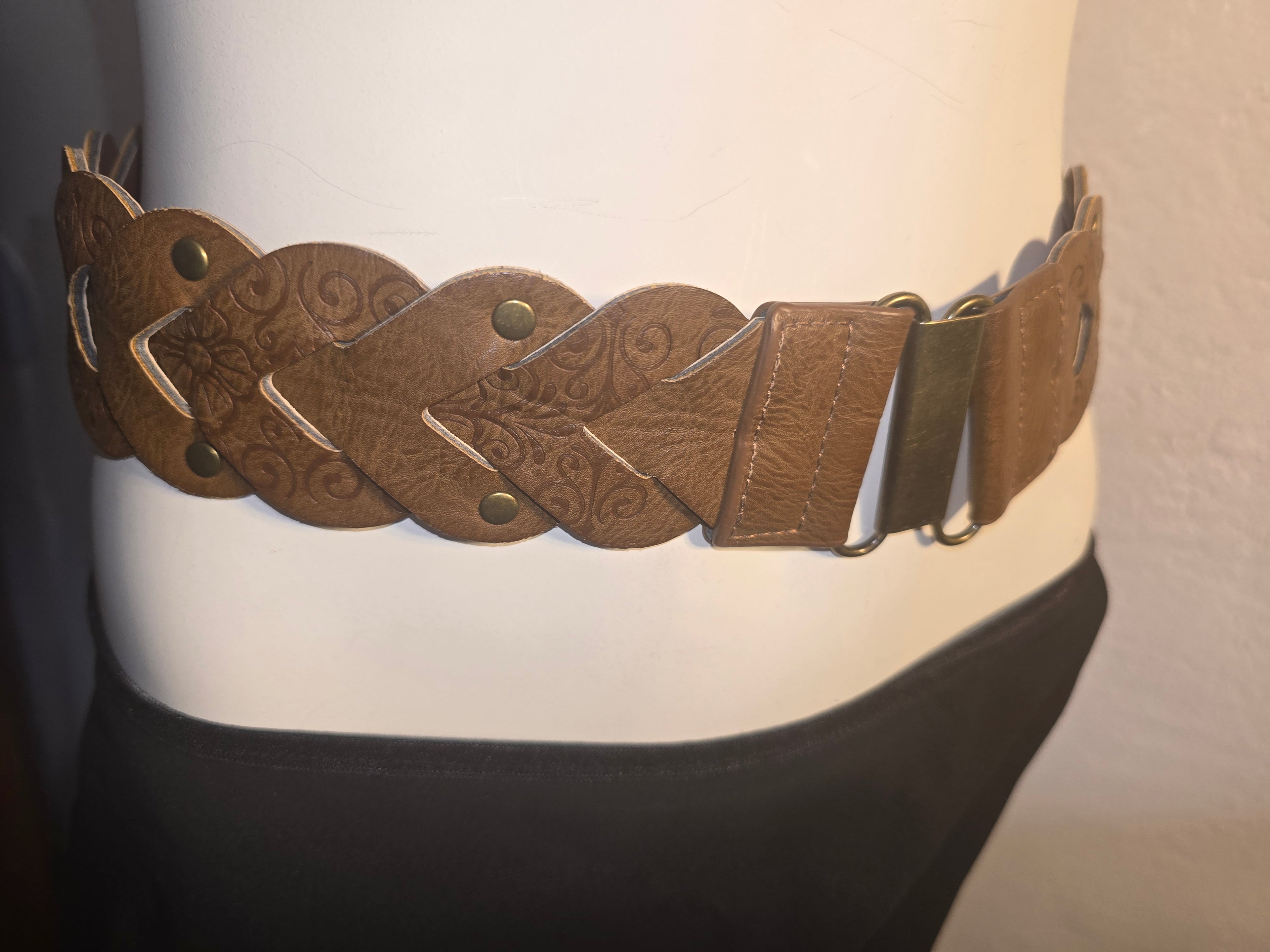 Brown Elastic Belt