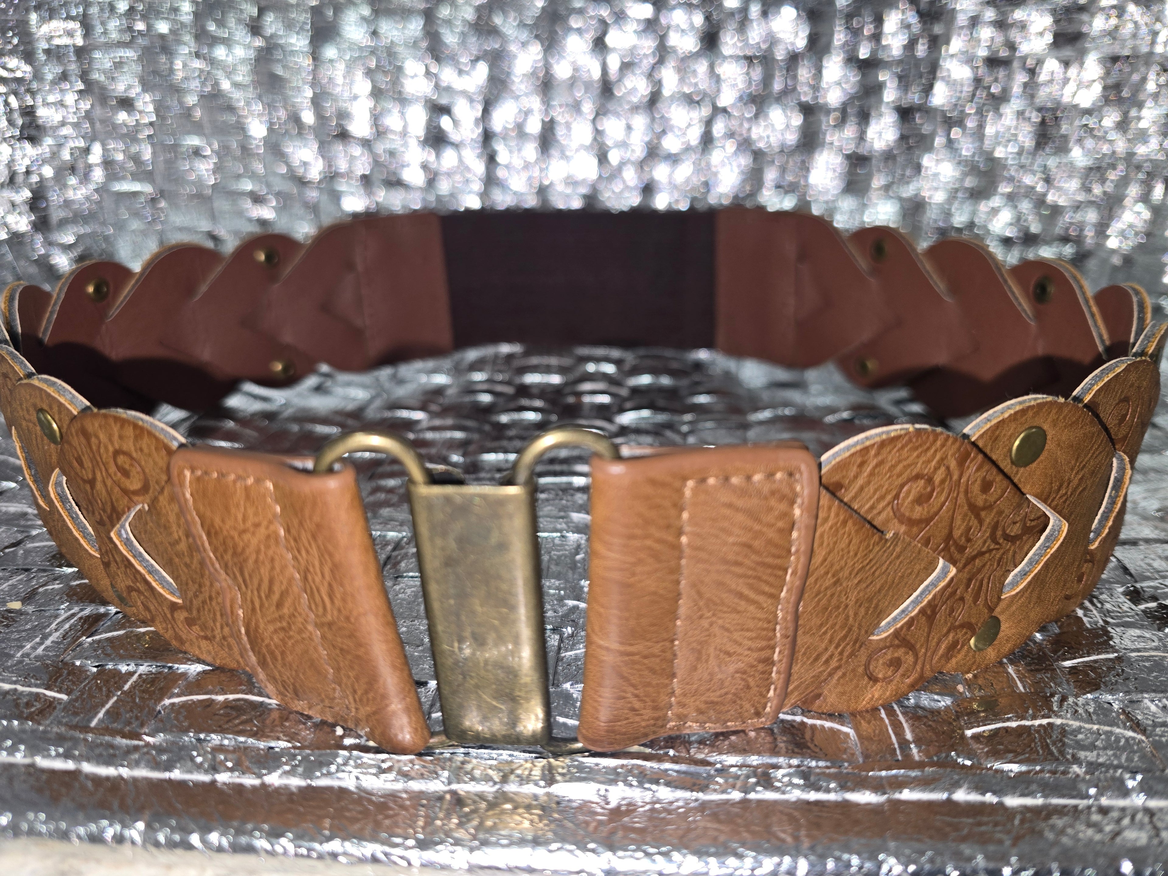 Brown Elastic Belt
