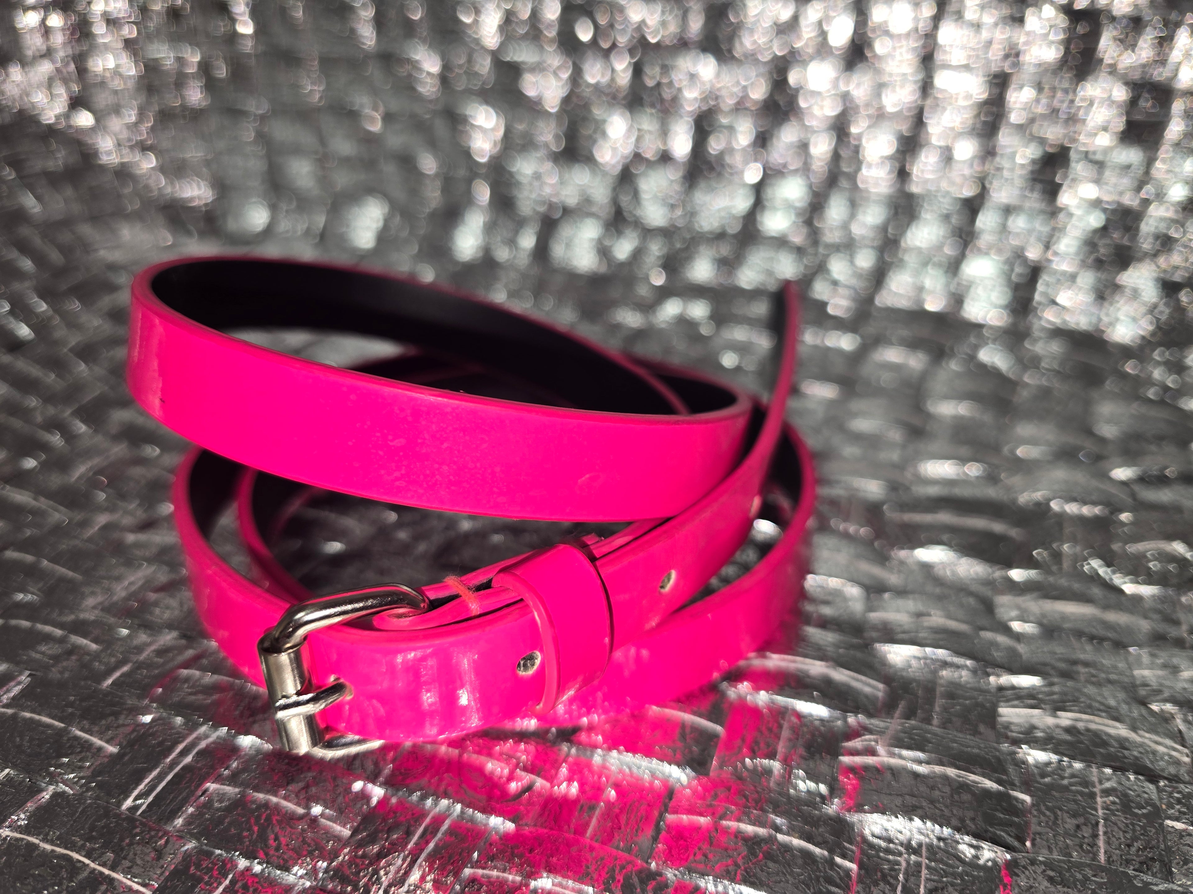 Hot pink belt