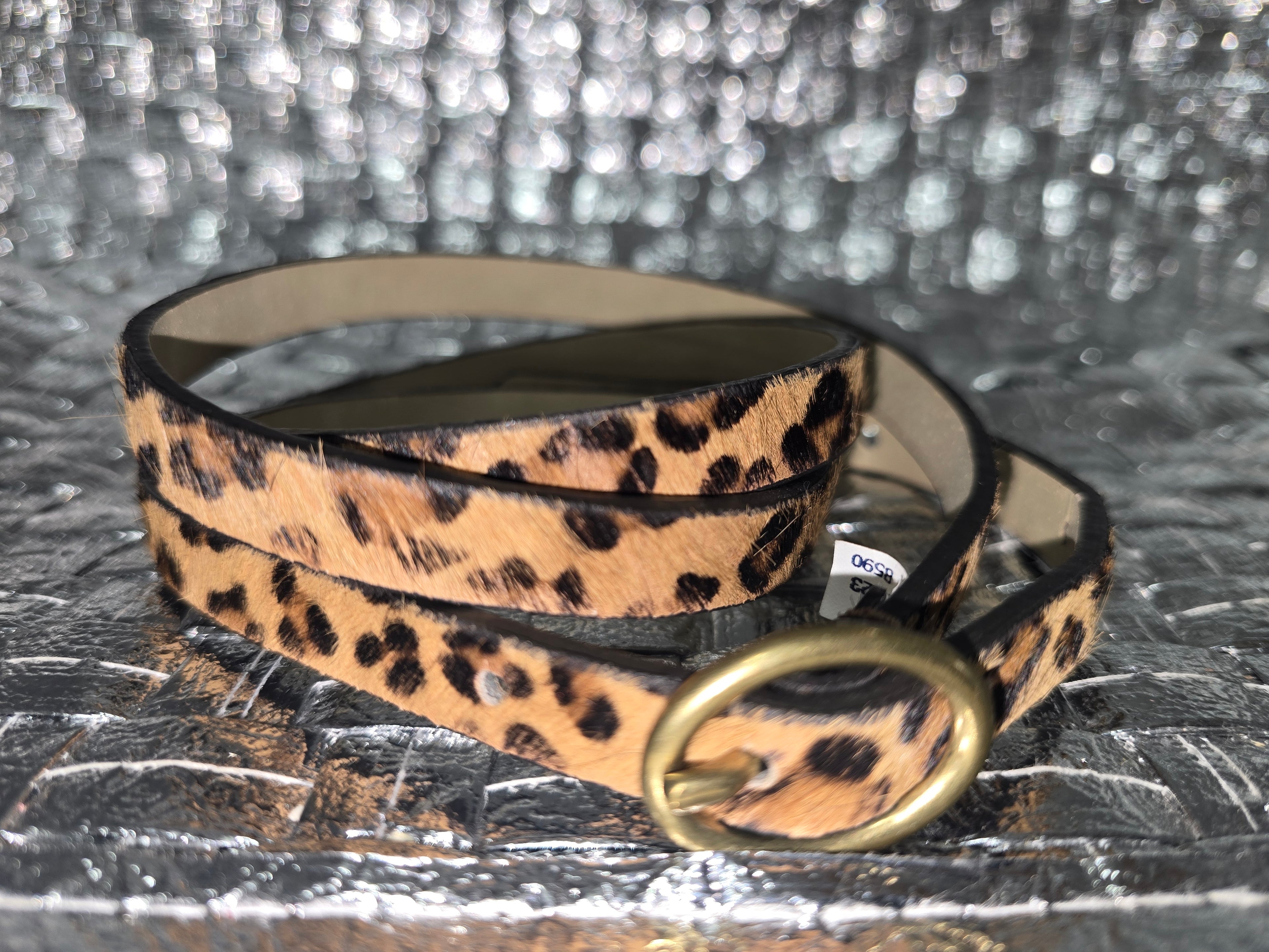 Cheeta print belt