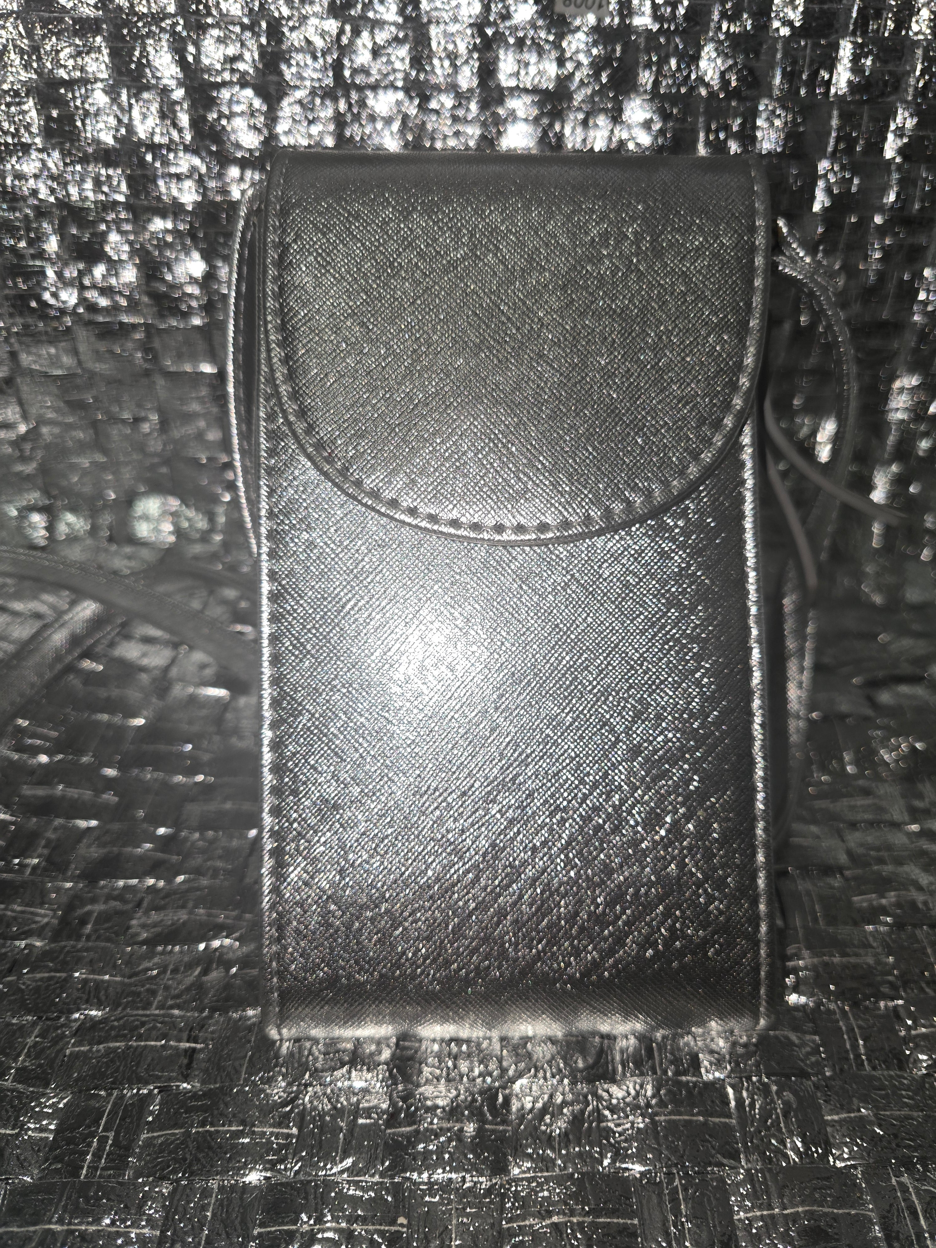 Silver Crossbody Purse