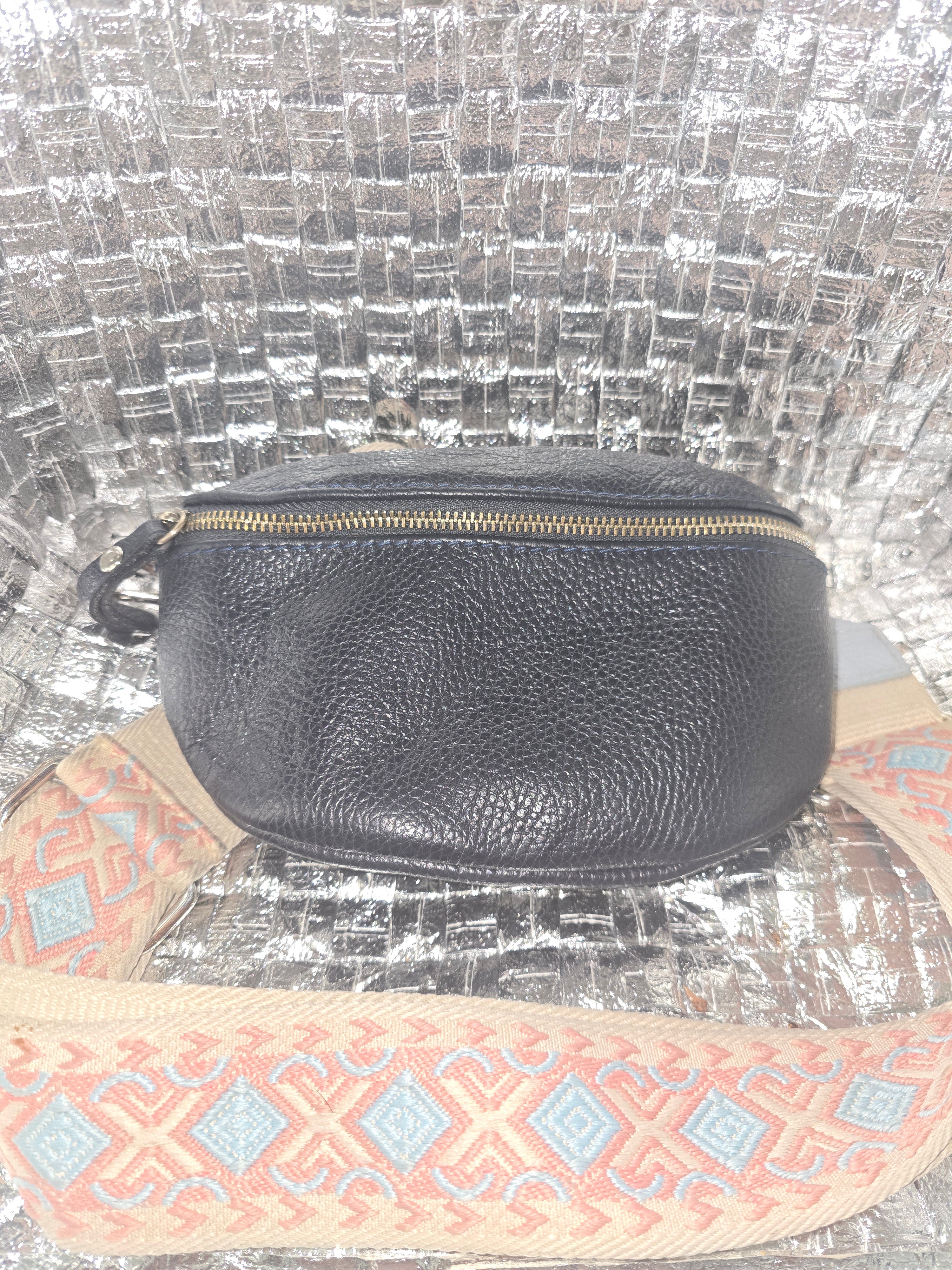 Leather Crossbody fanny pack