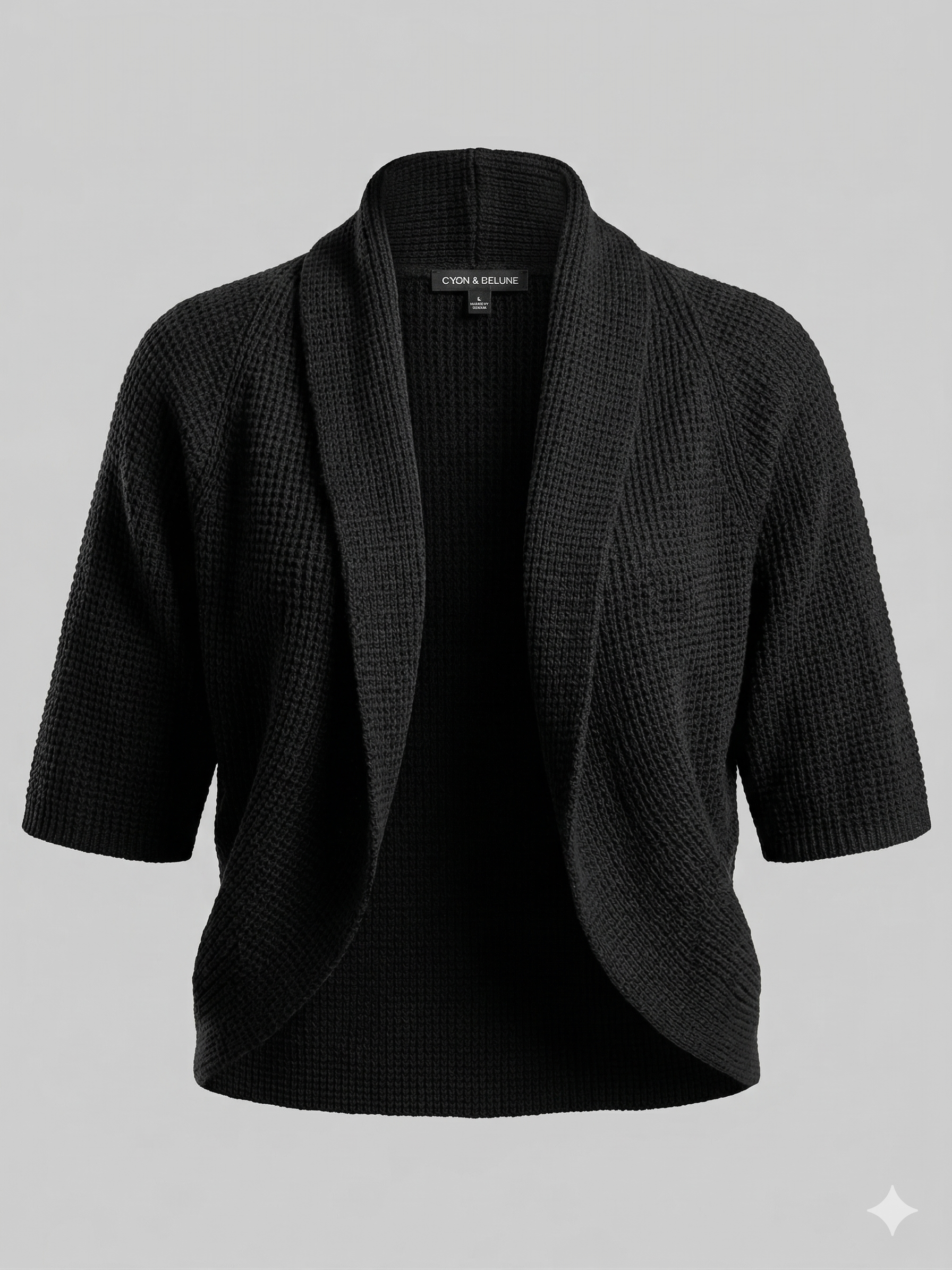Cable & gauge black cardigan
