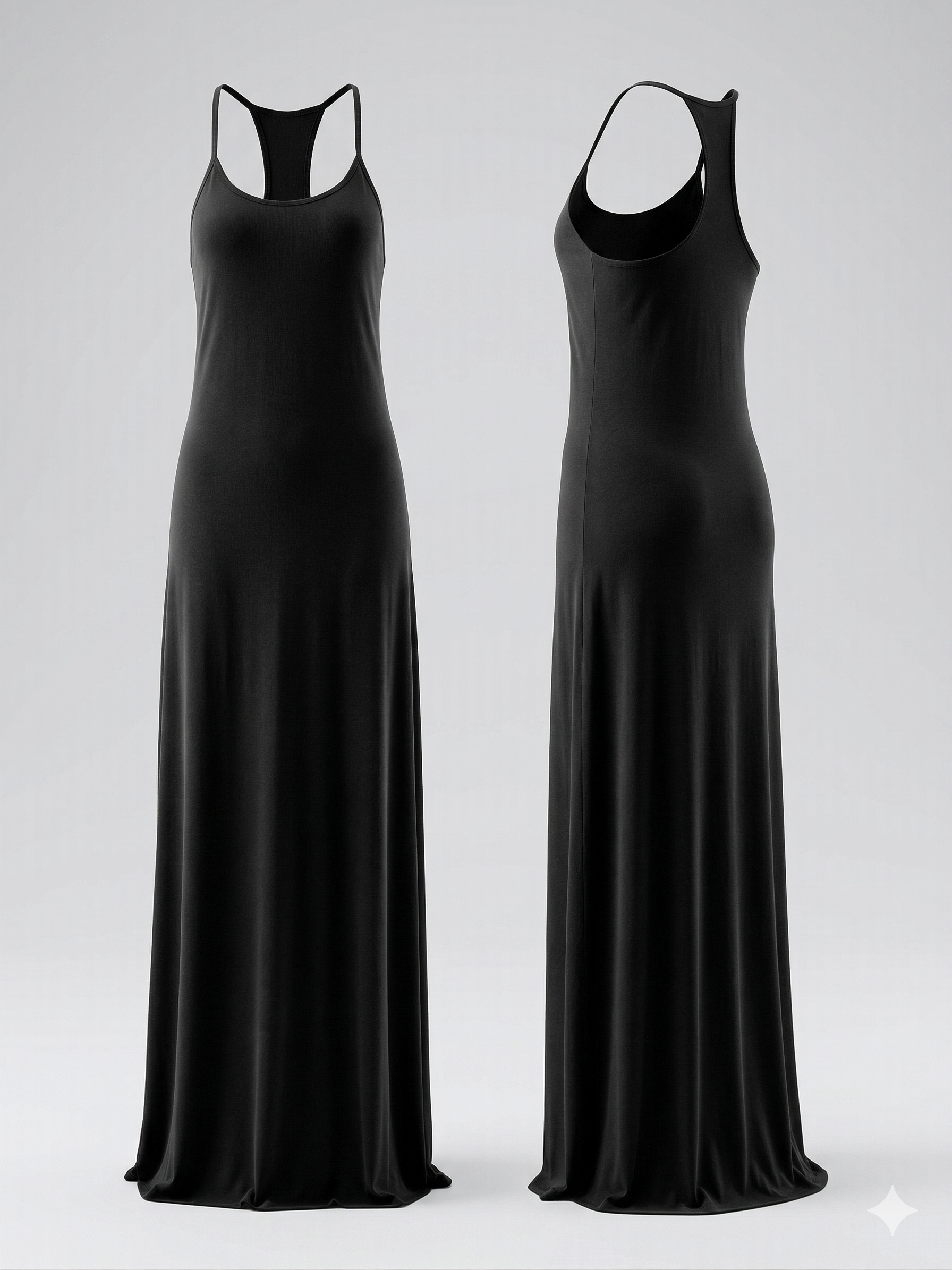 Fabletics long black dress