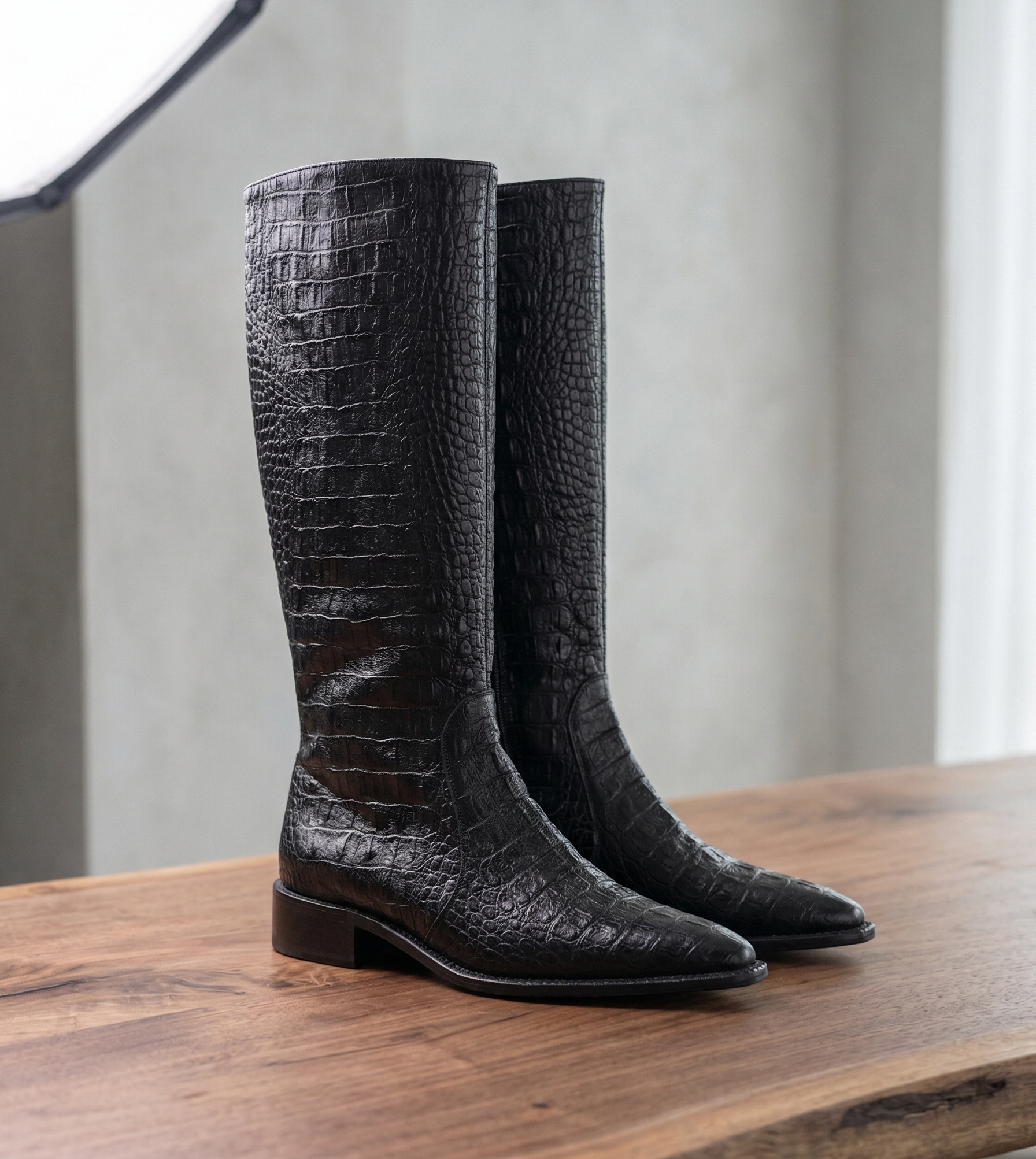 snake skin boots