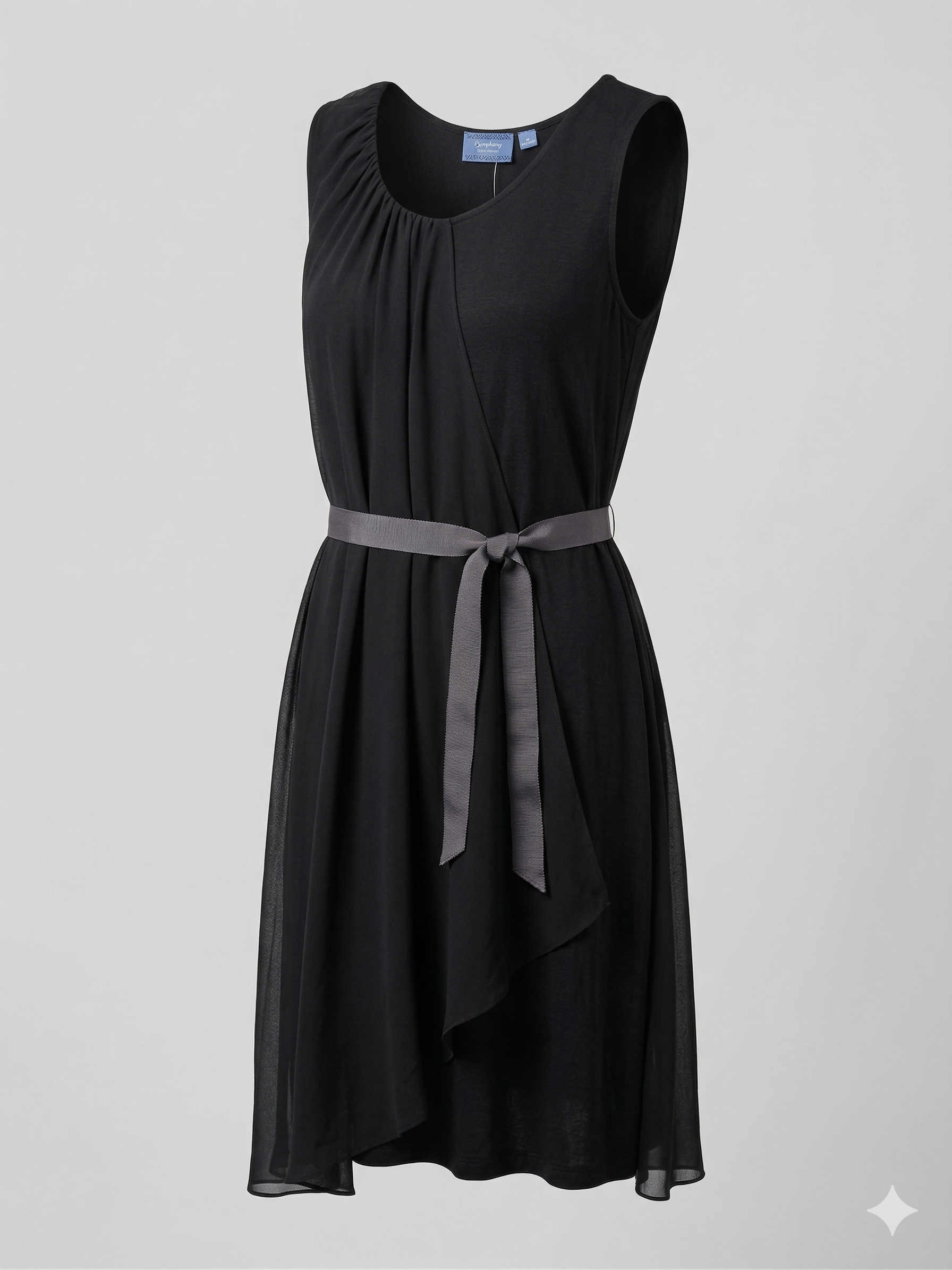 Simply Vera Black Dress/ Belt (new / tages)