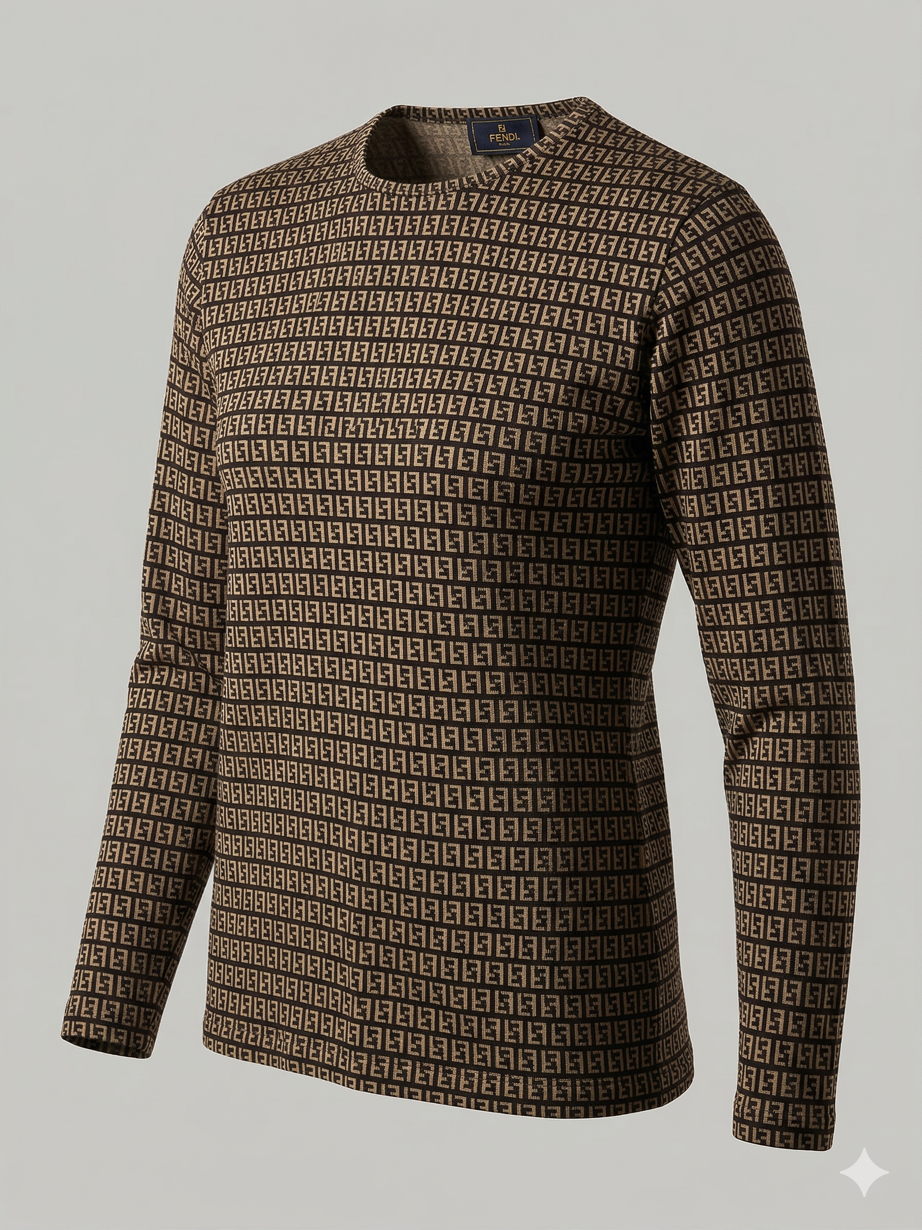 Vintage 90s Fendi Silk Long Sleeve
