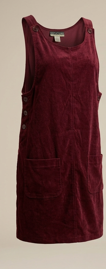 Vintage Notations Red satin dress
