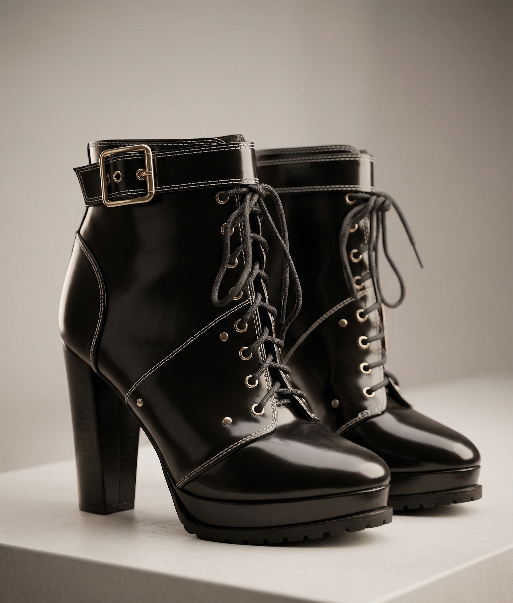 Black high heel Boots
