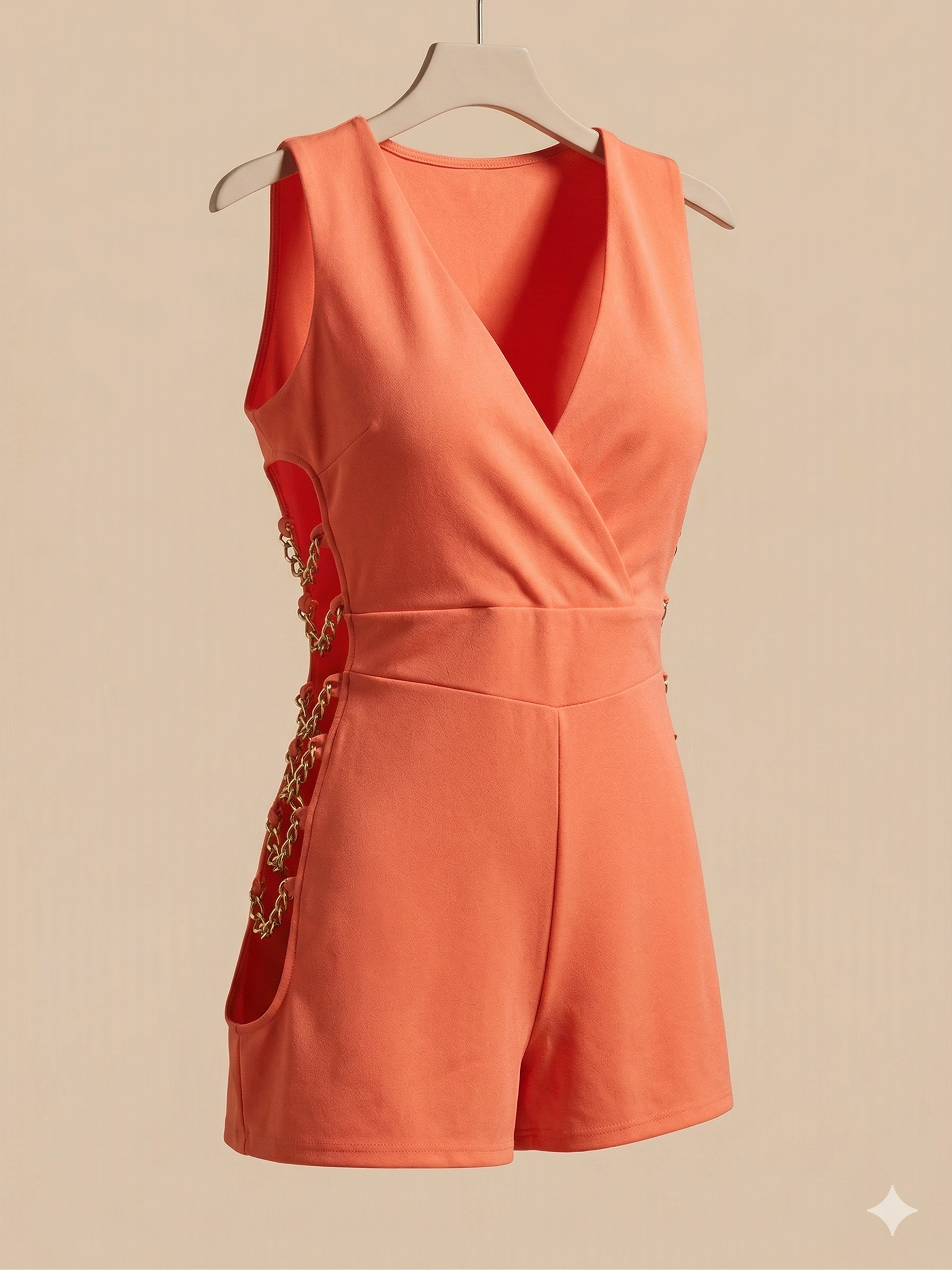 Lady Monkey Orange One-piece