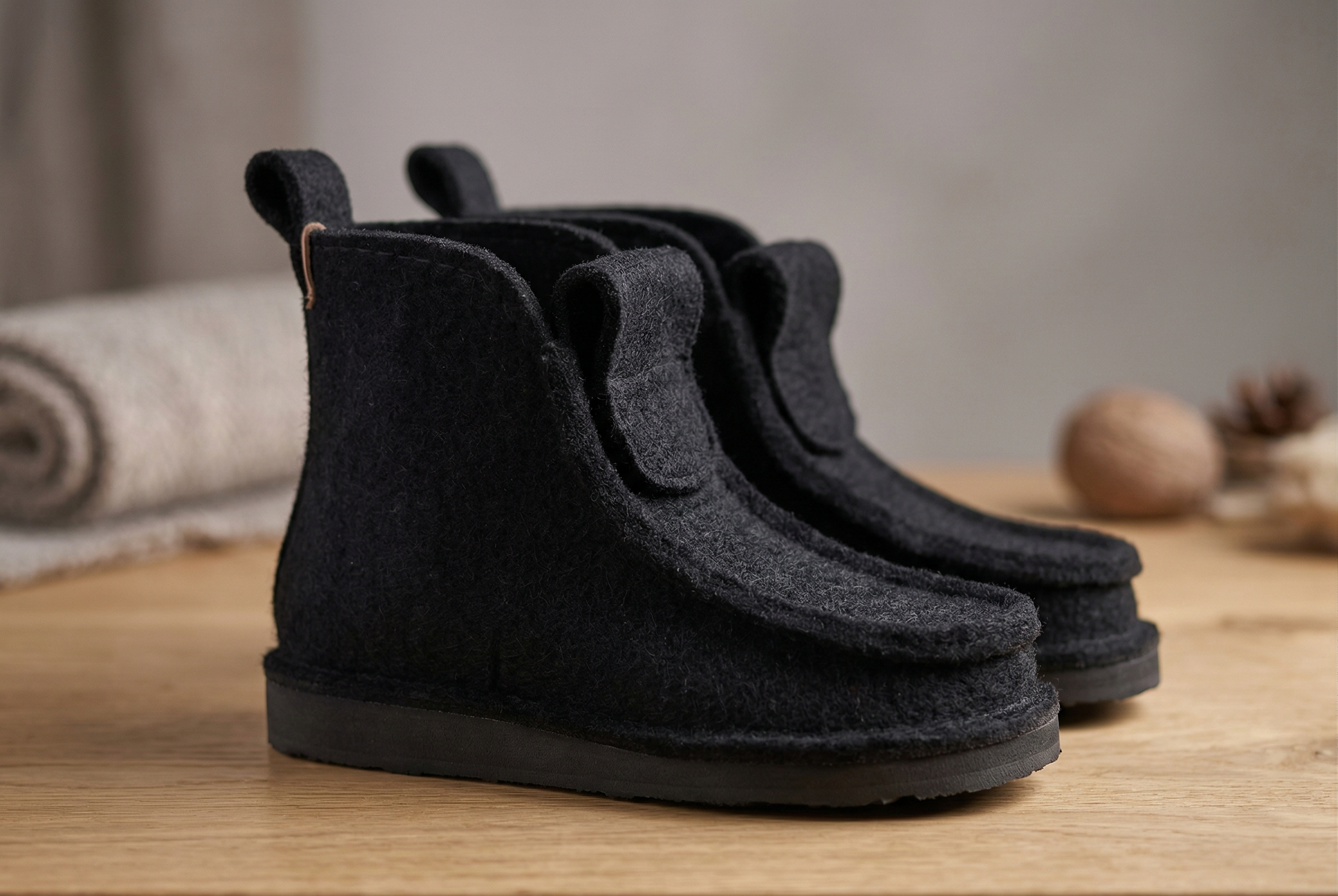 Kiez Felt wool Slip-on shoes