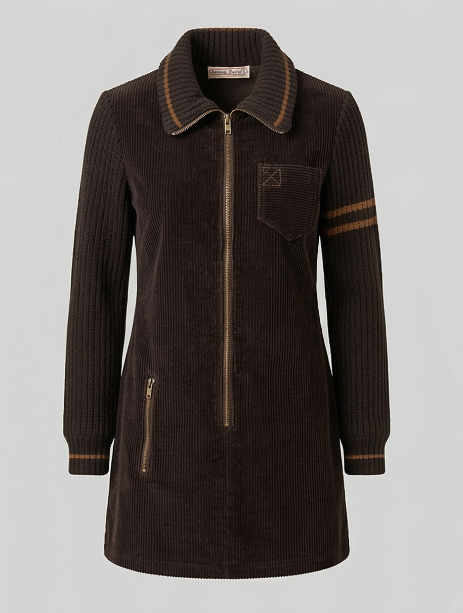 Vintage Robert Dumont Corduroy Dress