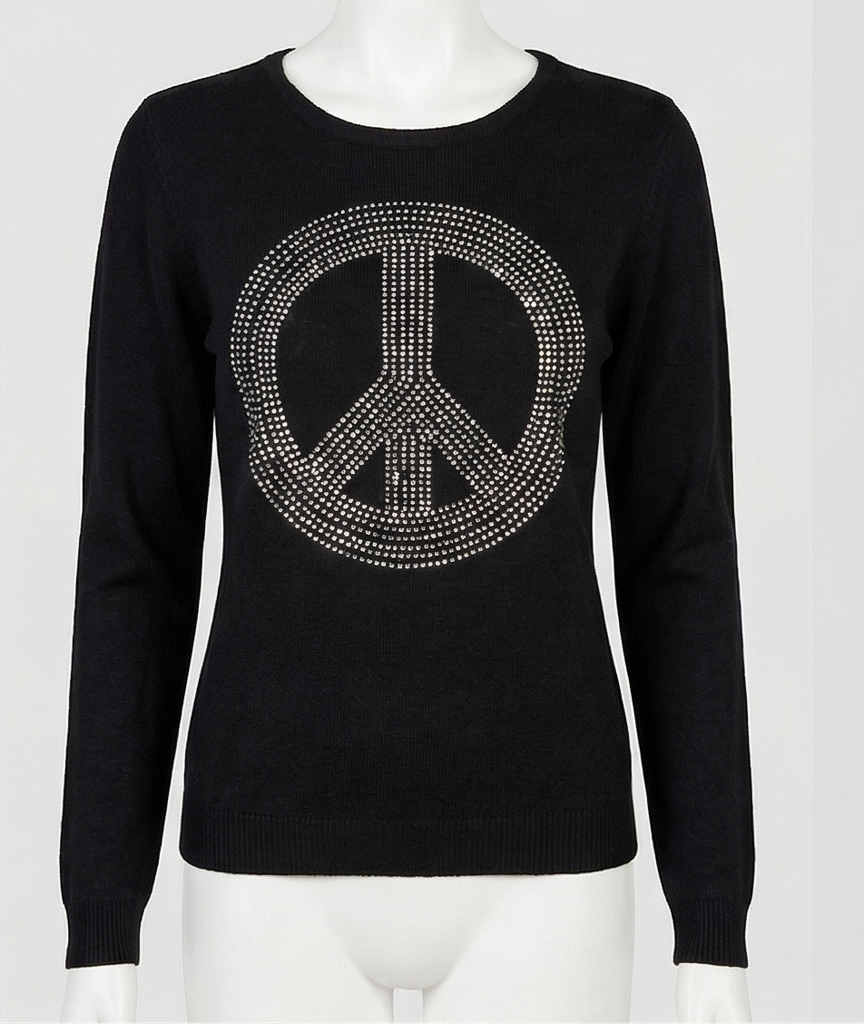 black peace shirt