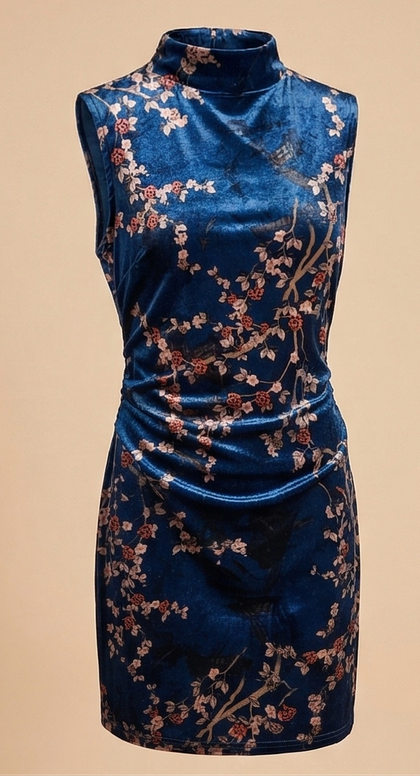 90's Vintage Satin Mini Dress